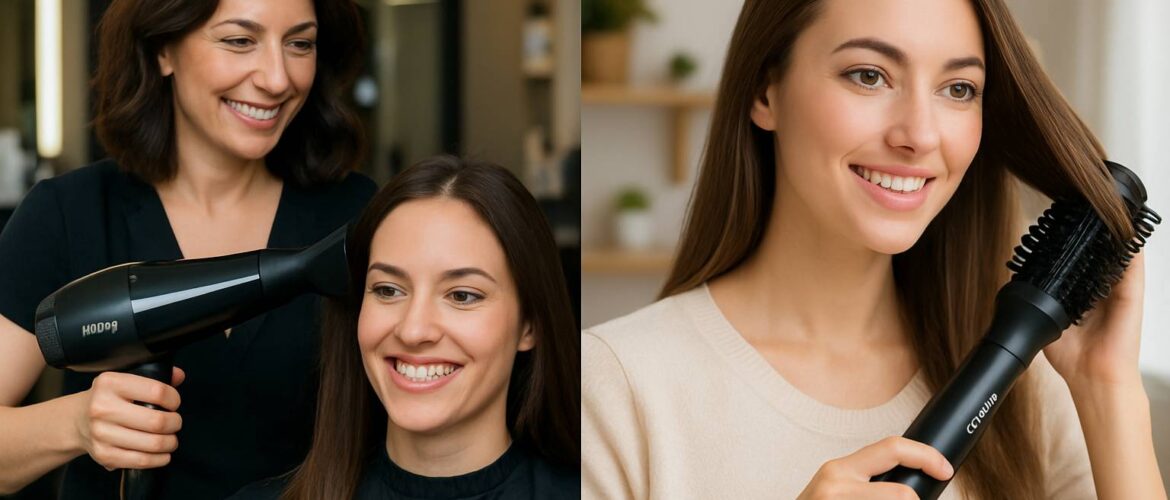 Babyliss en salon versus à la maison : quels outils pour quel résultat ?