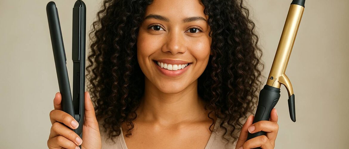 Lisseur ou boucleur ? comment choisir l’outil idéal pour vos boucles sans abîmer vos cheveux